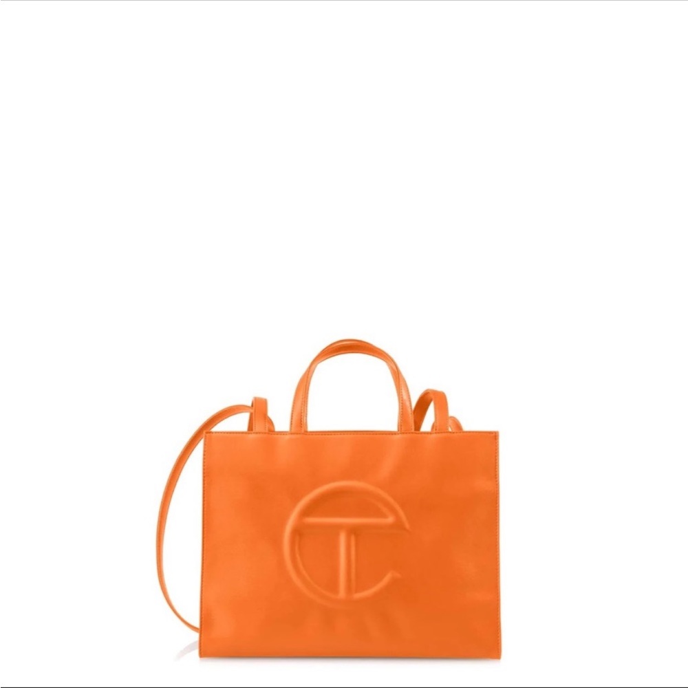 Orange Medium Telfar Tote Bag